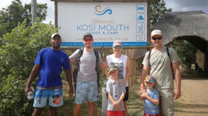 Utshwayelo Kosi Mouth Lodge and Camp Hiking group Hiking is a wonderful activity in the Kosi Bay Mouth area due to the incredible scenery and diverse vegetation and birdlife.
