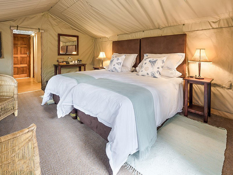 Accommodation in Kosi Bay - luxury permanent tents