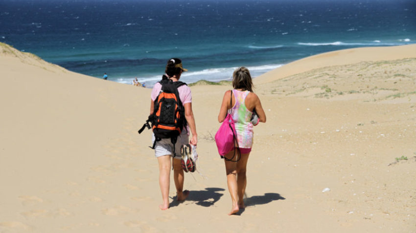 hiking-kosi-bay-mouth Beach walks and hikes, Kosi Bay