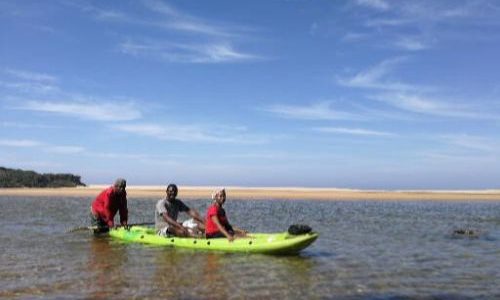 Canoeing at Kosi Bay Mouth