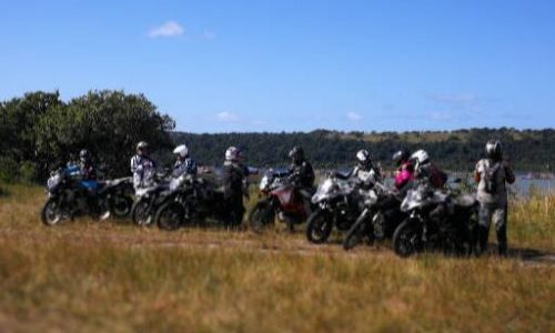 Motorbikes at Utshwayelo Lodge, Kosi Mouth